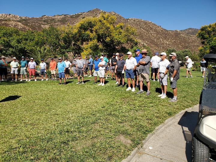 Getting ready for the long drive competition using a 1 iron